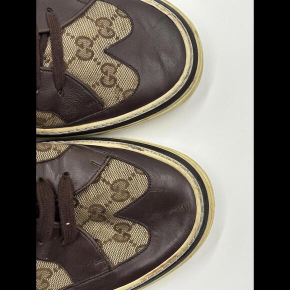 Gucci Coda Guccissima sneakers red green web - Picture 13 of 13